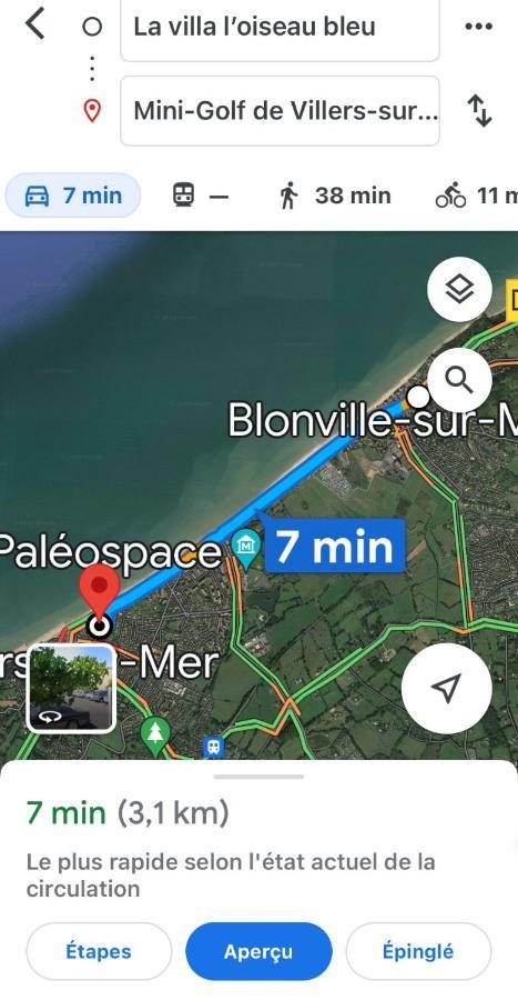 Oiseau Bleu Proche De La Et De Deauville Appartement *